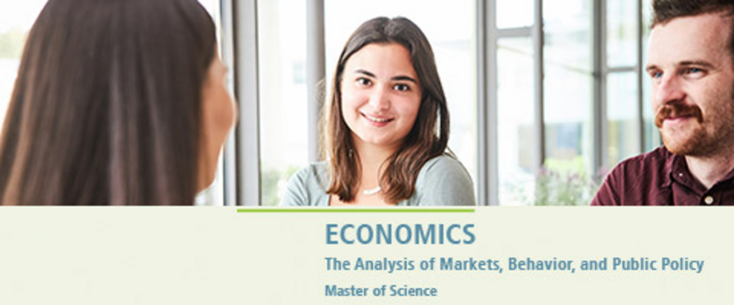 Economics - The Analysis of Markets and Behavior - Brochure cover M.Sc. Economics